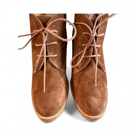 Ralph Lauren Purple Label Brown Suede Ankle Boots - Picture 6 of 13